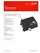 Remote control receiver RCT-R13-F Datasheet Danfoss EN