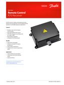 Remote control receiver RCT-R70 Datasheet Danfoss EN