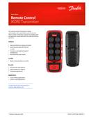 Remote Control Transmitter RCT-IKORE Datasheet Danfoss EN