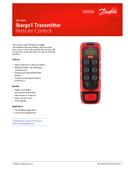 Remote Control Transmitter RCT-Ikargo1 Datasheet Danfoss EN