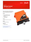 Remote control receiver RCT-R11 Datasheet Danfoss EN