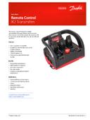 Remote Control Transmitter RCT-IK2 Datasheet Danfoss EN