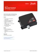 Remote control receiver RCT-R13-B Datasheet Danfoss EN