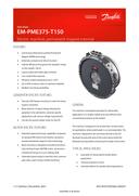 Electric Machine EM PME375-T150 Data Sheet Danfoss EN
