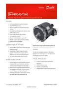 Electric Machine EM PMI240-T180 Data Sheet Danfoss EN