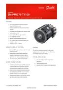 Electric Machine EM-PMI375-T1100 Data Sheet Danfoss EN