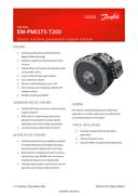 Electric Machine EM PMI375-T200 Data Sheet Danfoss EN