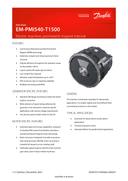 Electric Machine EM-PMI540-T1500 Data Sheet Danfoss EN
