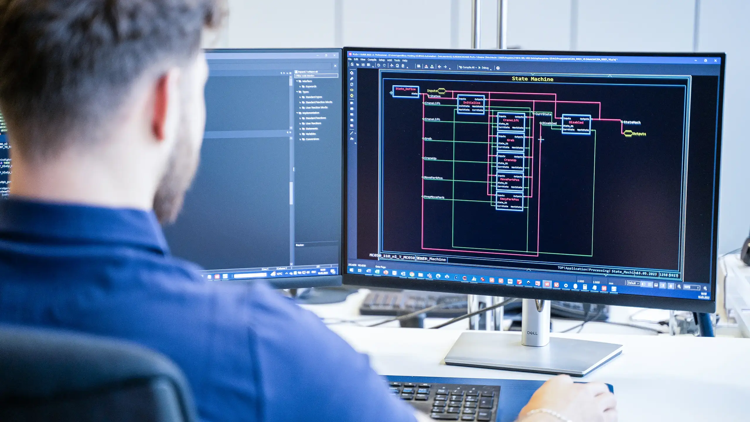 Customized control system for VISION-F yachts