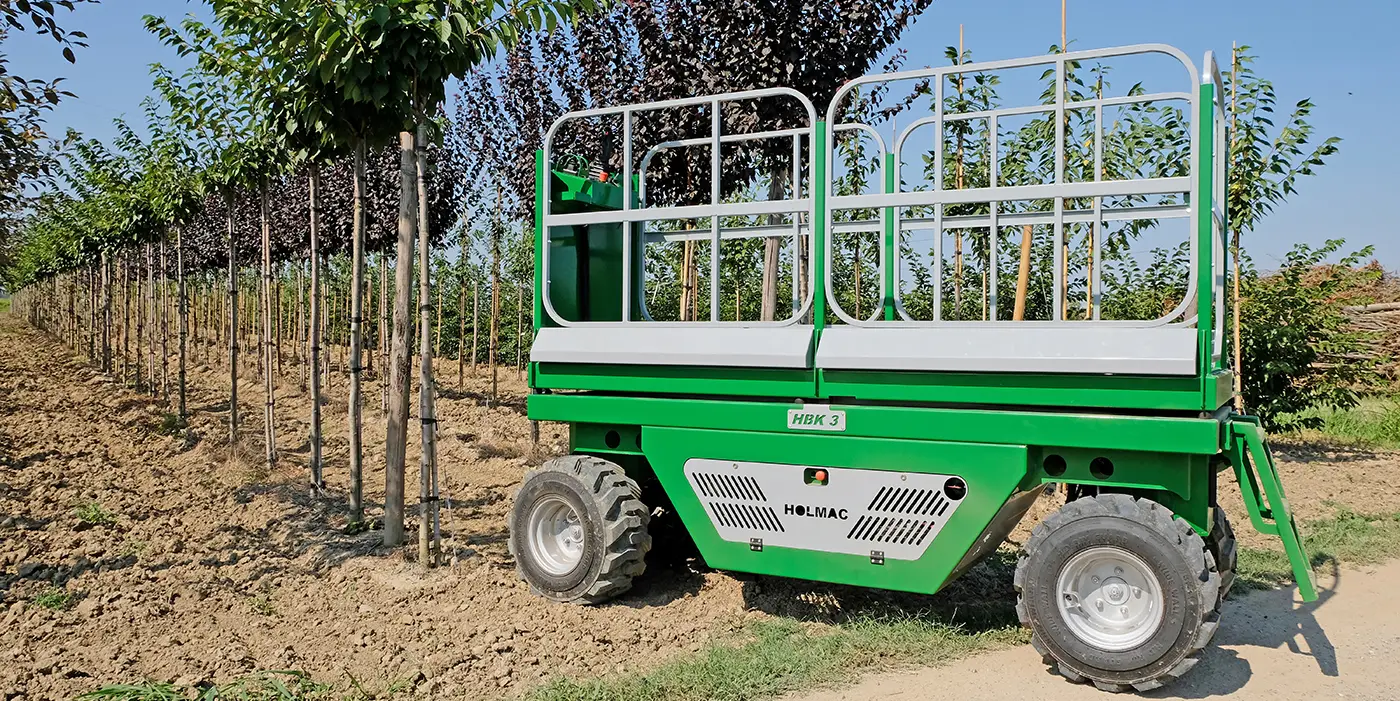 Trasmissione idrostatica e sistema di sterzata per piattaforma da vivaio HOLMAC