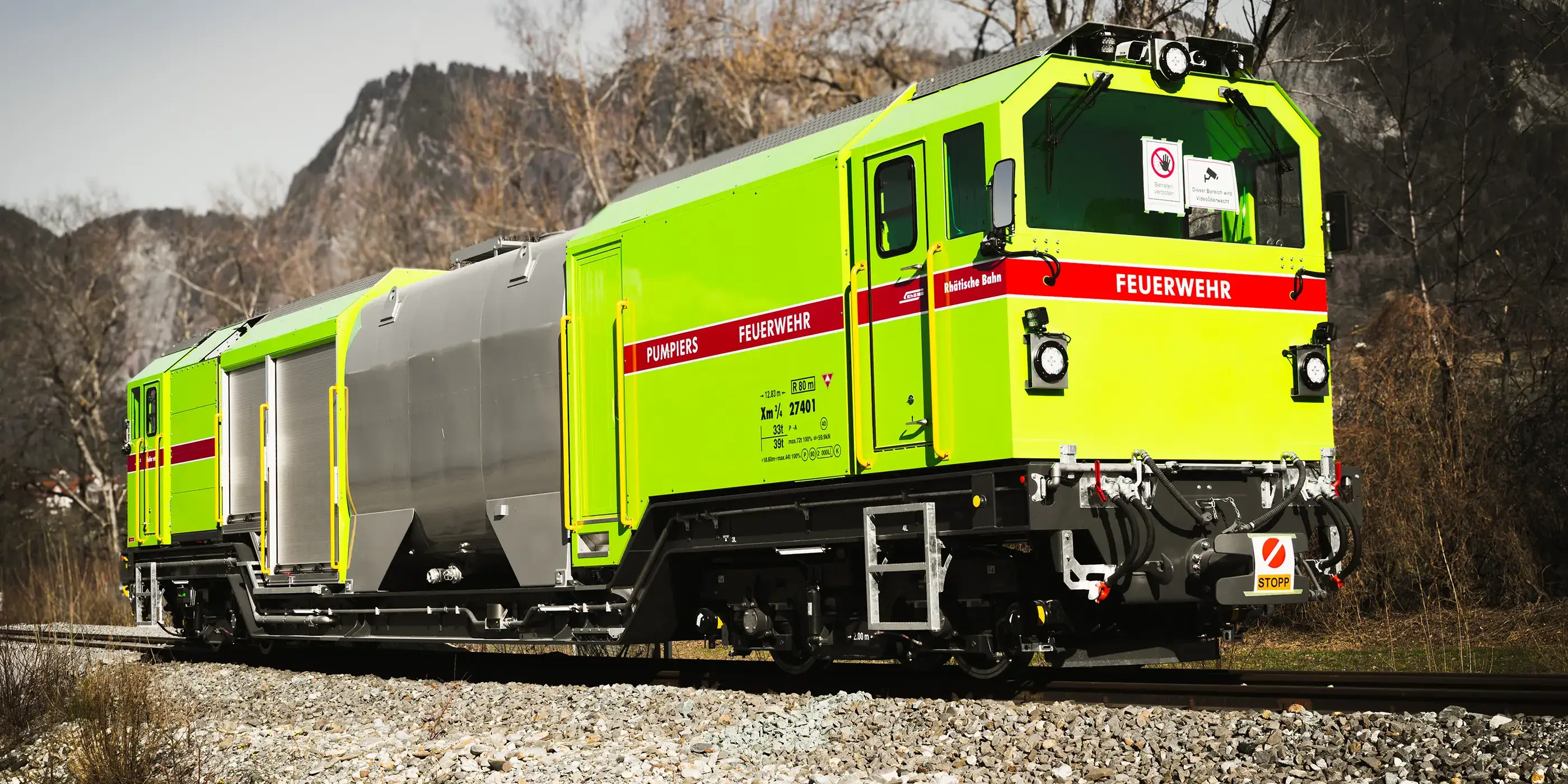 Elektrischer Antrieb für den Rettungszug der RhB