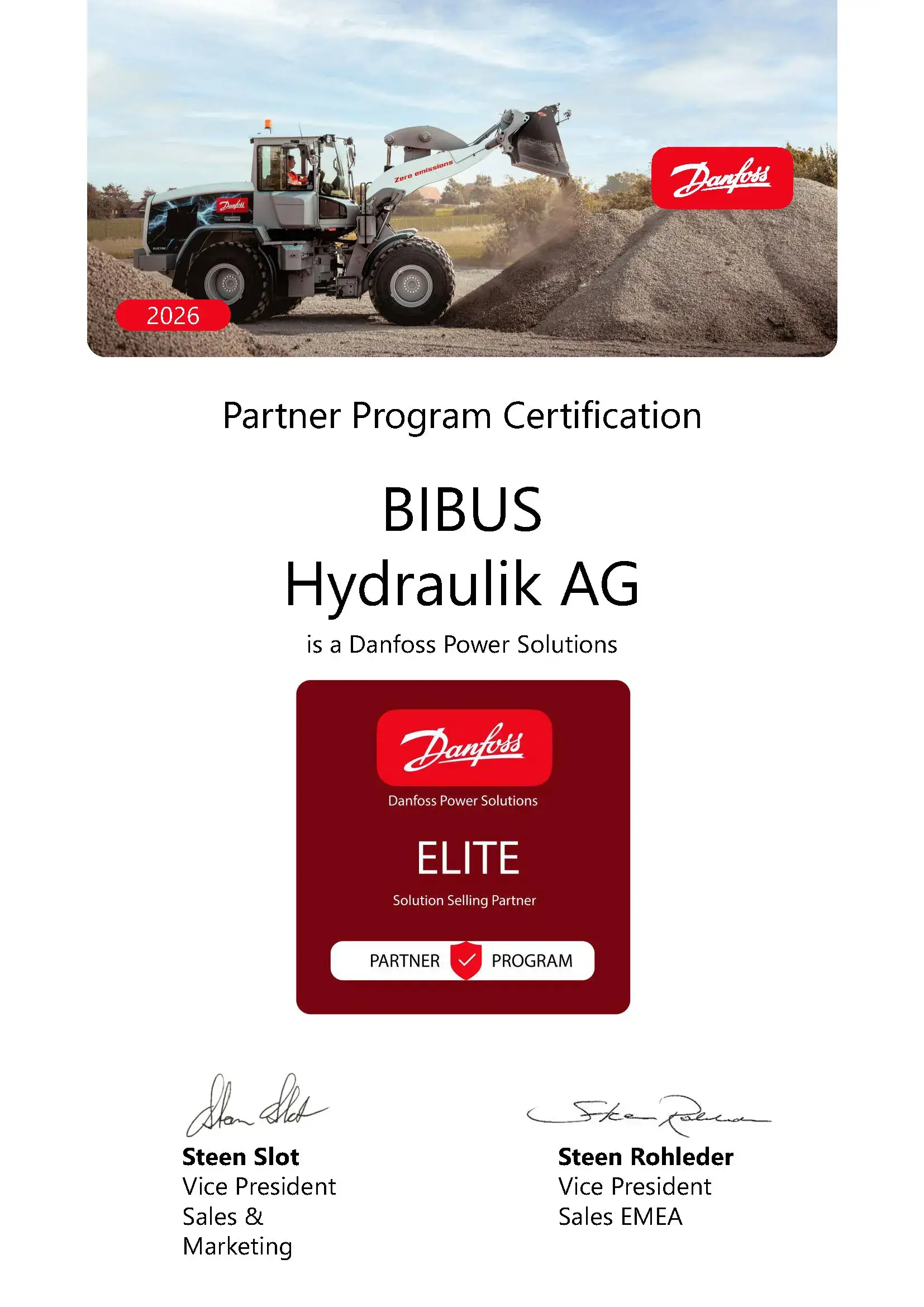 Danfoss Elite Partner Certification