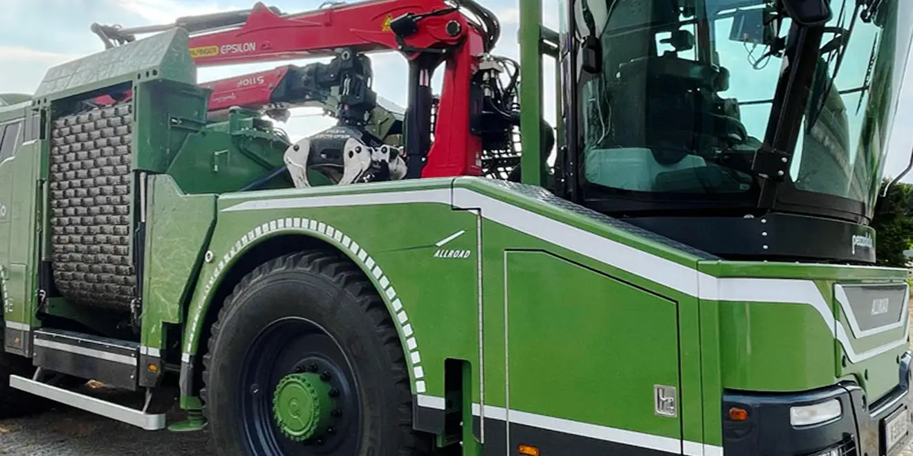 Trasmissione idrostatica per cippatore semovente All Road Pezzolato