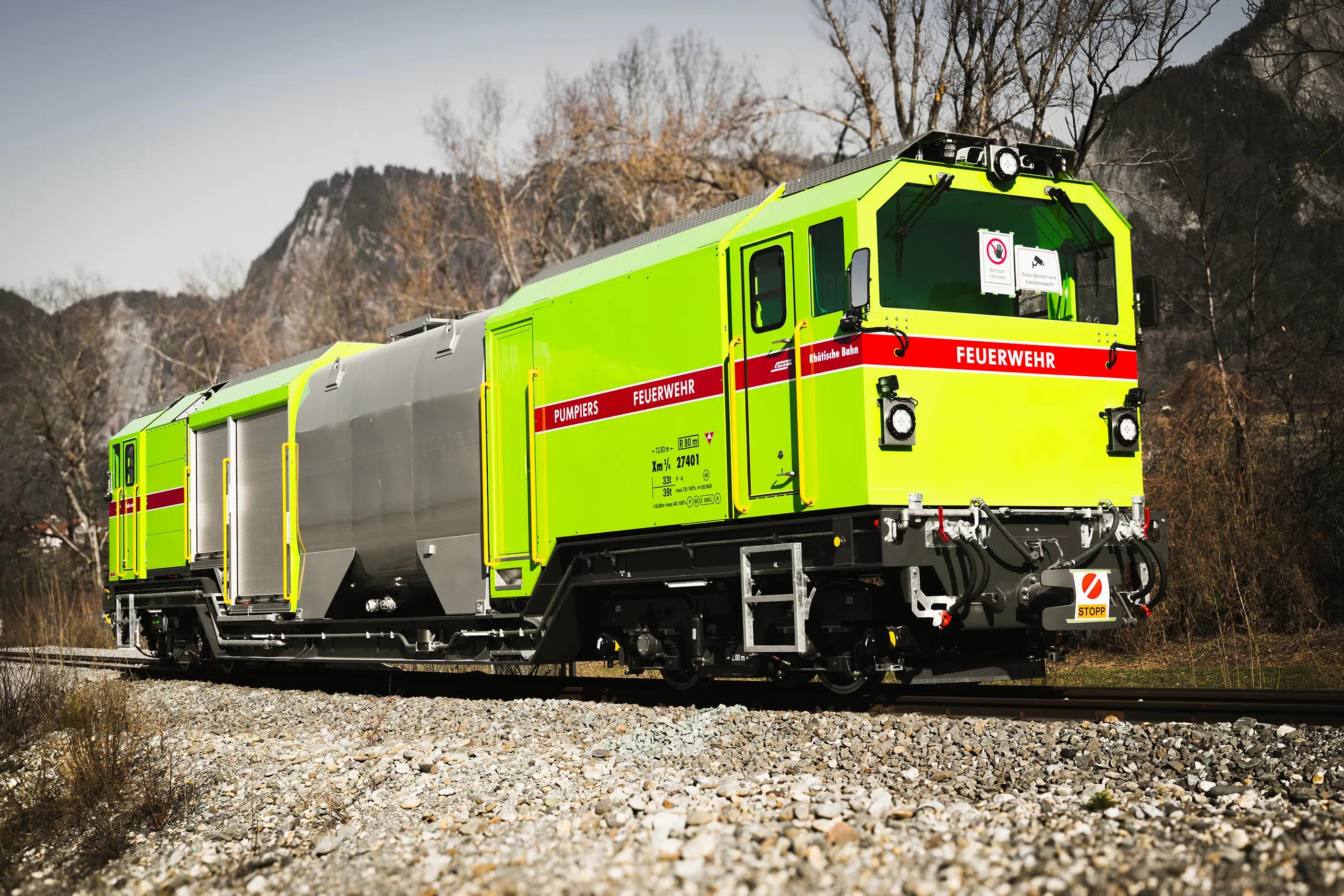 Entraînement électrique pour le train de sauvetage des RhB